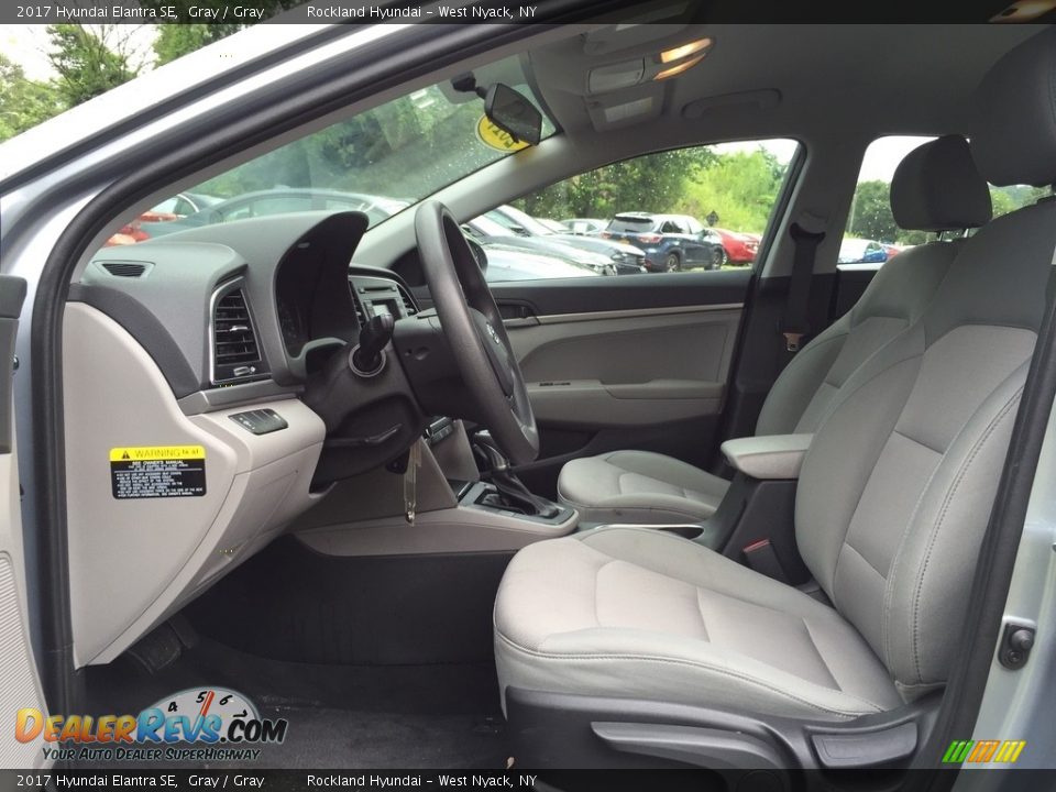 2017 Hyundai Elantra SE Gray / Gray Photo #11