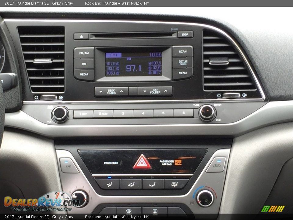 2017 Hyundai Elantra SE Gray / Gray Photo #13