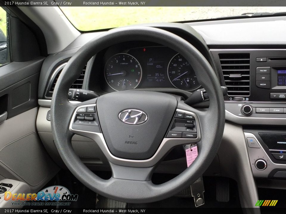 2017 Hyundai Elantra SE Gray / Gray Photo #15