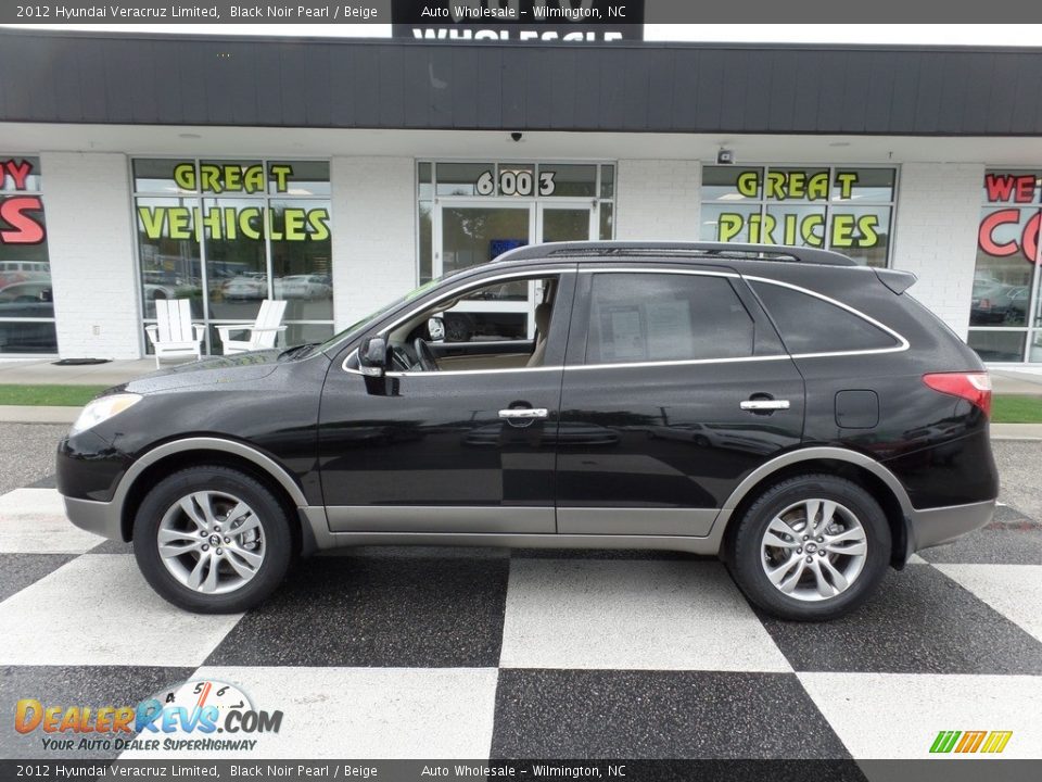2012 Hyundai Veracruz Limited Black Noir Pearl / Beige Photo #1