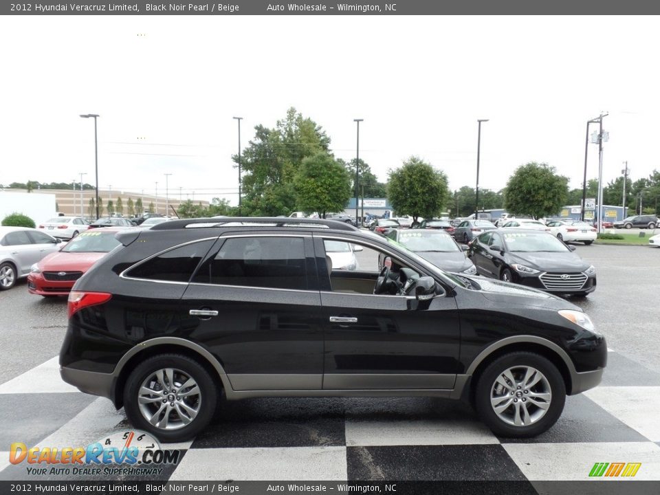 2012 Hyundai Veracruz Limited Black Noir Pearl / Beige Photo #3