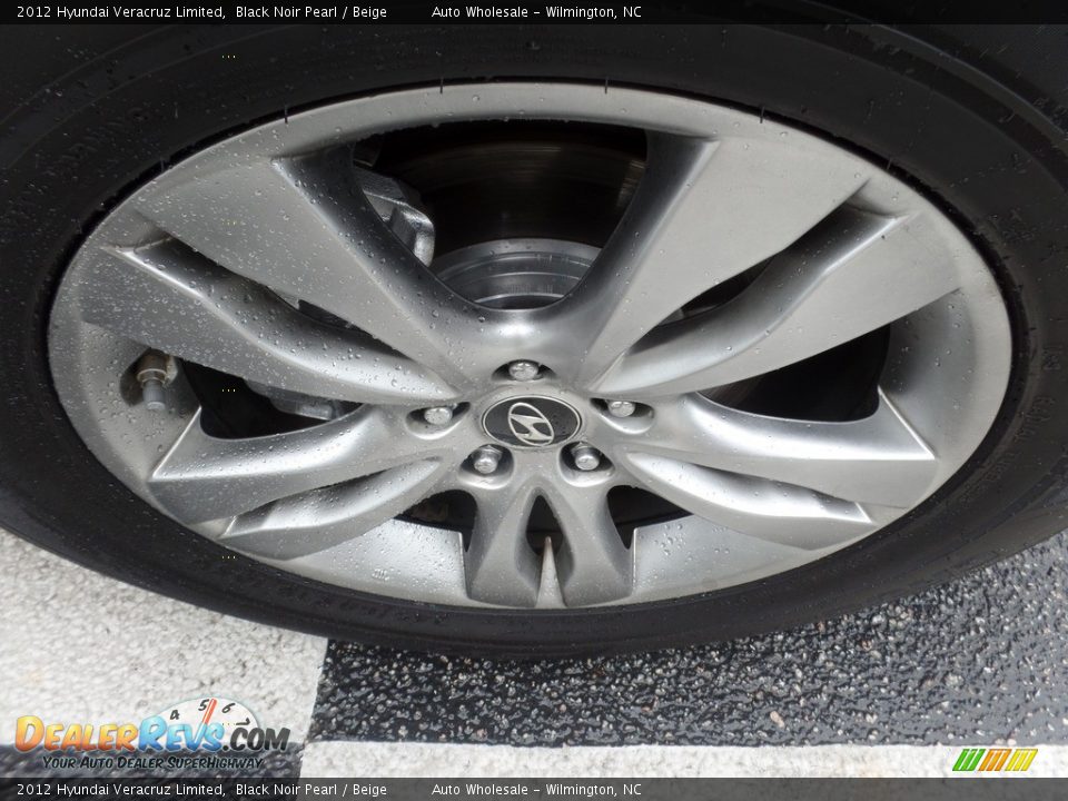 2012 Hyundai Veracruz Limited Black Noir Pearl / Beige Photo #7