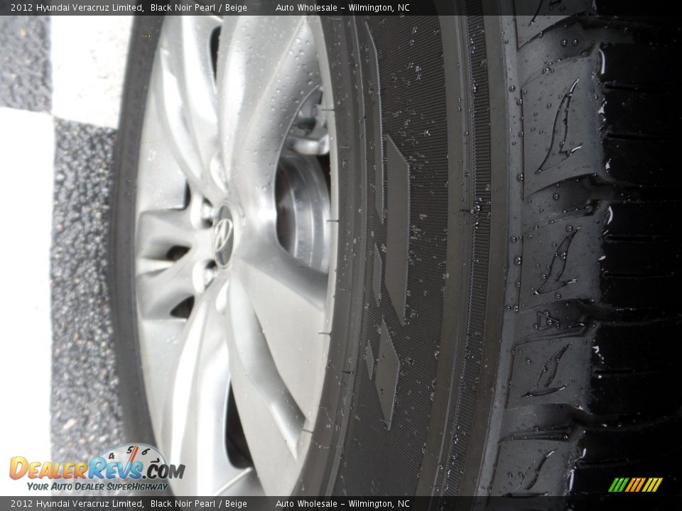 2012 Hyundai Veracruz Limited Black Noir Pearl / Beige Photo #8