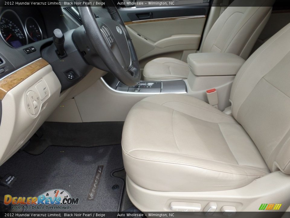 2012 Hyundai Veracruz Limited Black Noir Pearl / Beige Photo #11