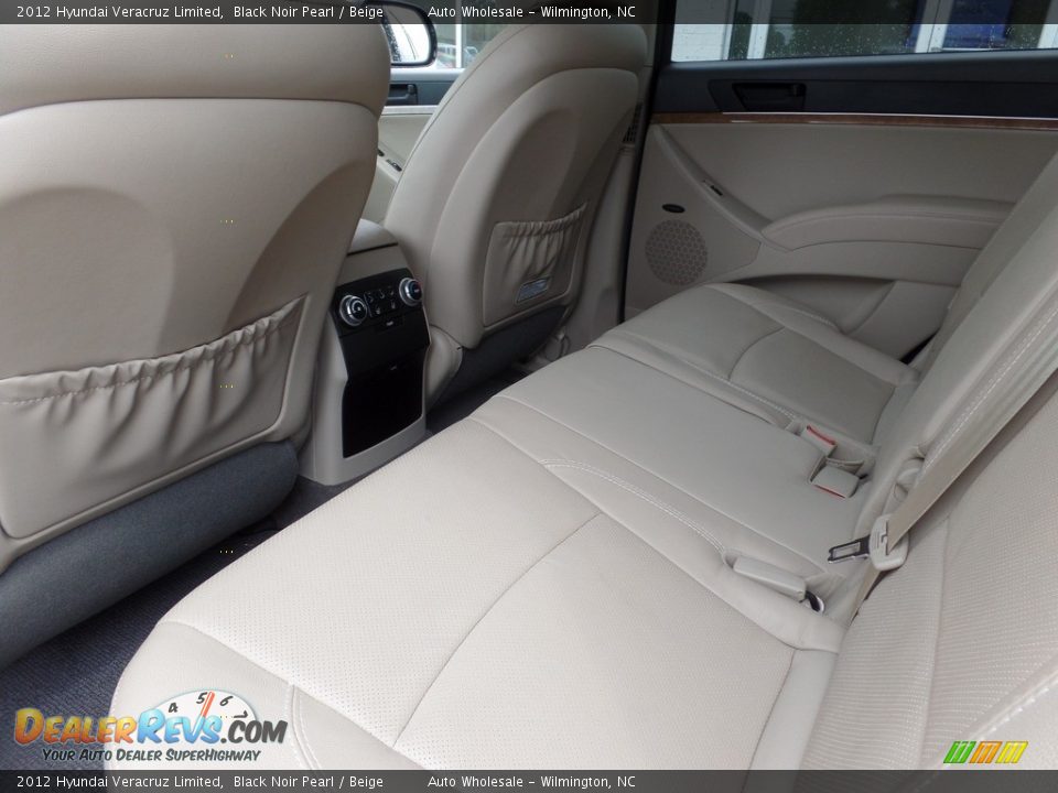 2012 Hyundai Veracruz Limited Black Noir Pearl / Beige Photo #12