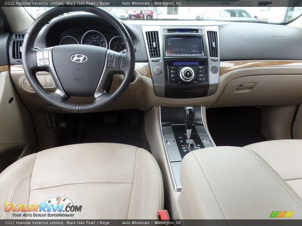 2012 Hyundai Veracruz Limited Black Noir Pearl / Beige Photo #15