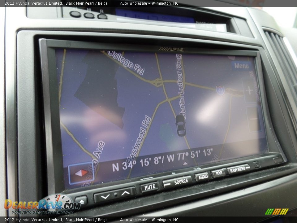 2012 Hyundai Veracruz Limited Black Noir Pearl / Beige Photo #18
