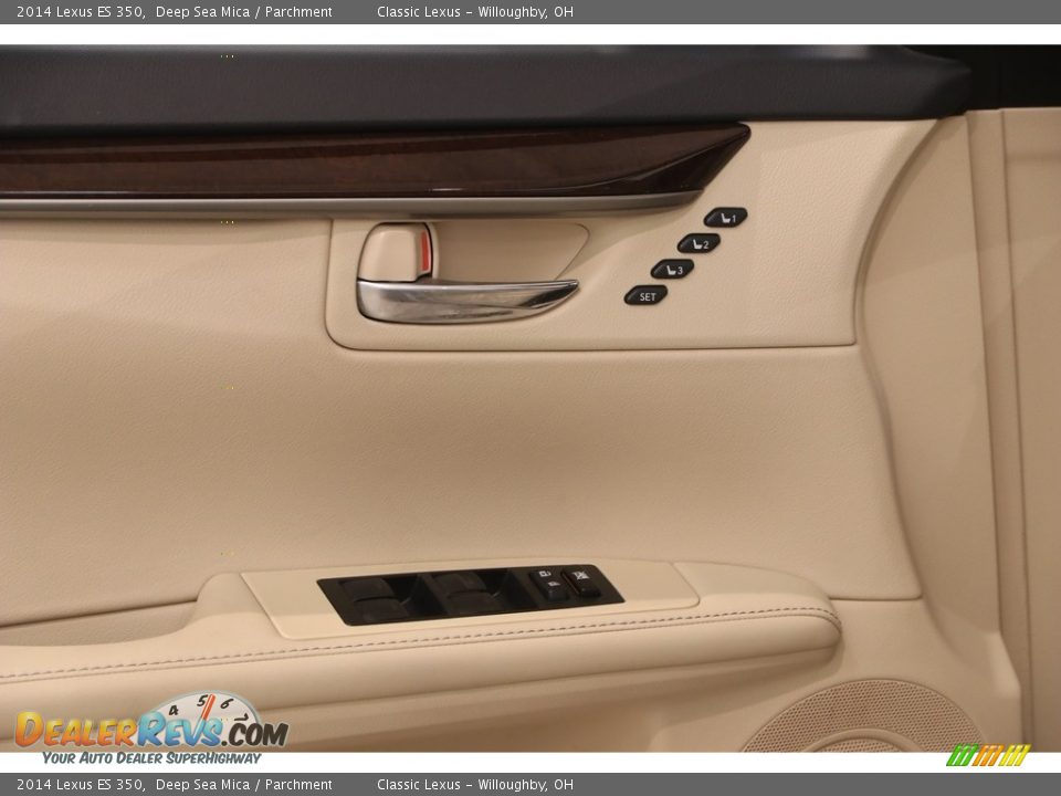 2014 Lexus ES 350 Deep Sea Mica / Parchment Photo #5
