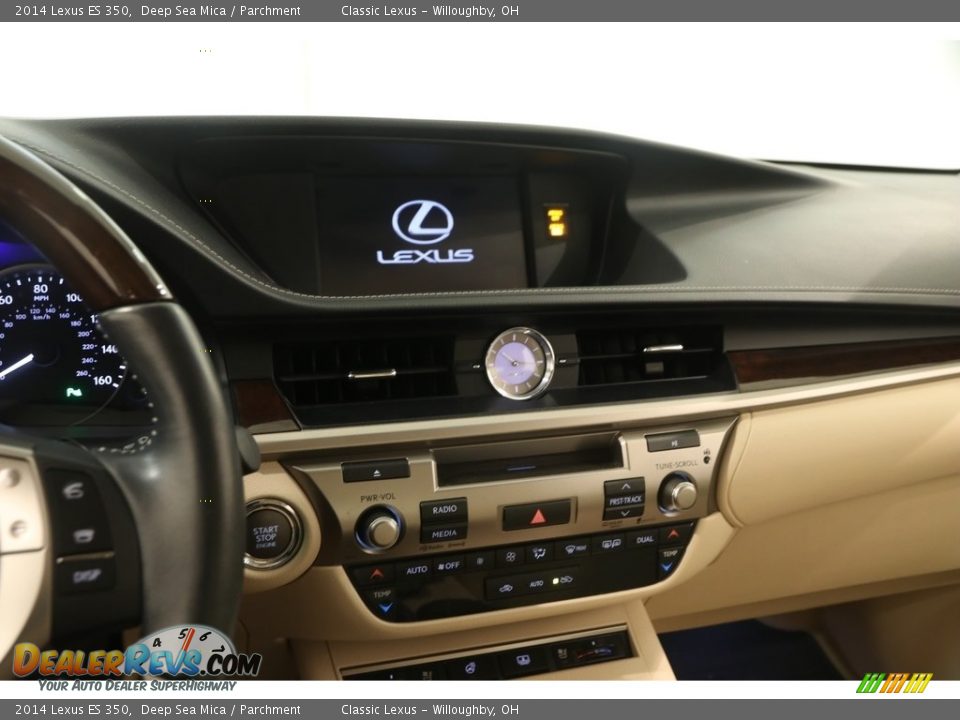 2014 Lexus ES 350 Deep Sea Mica / Parchment Photo #10