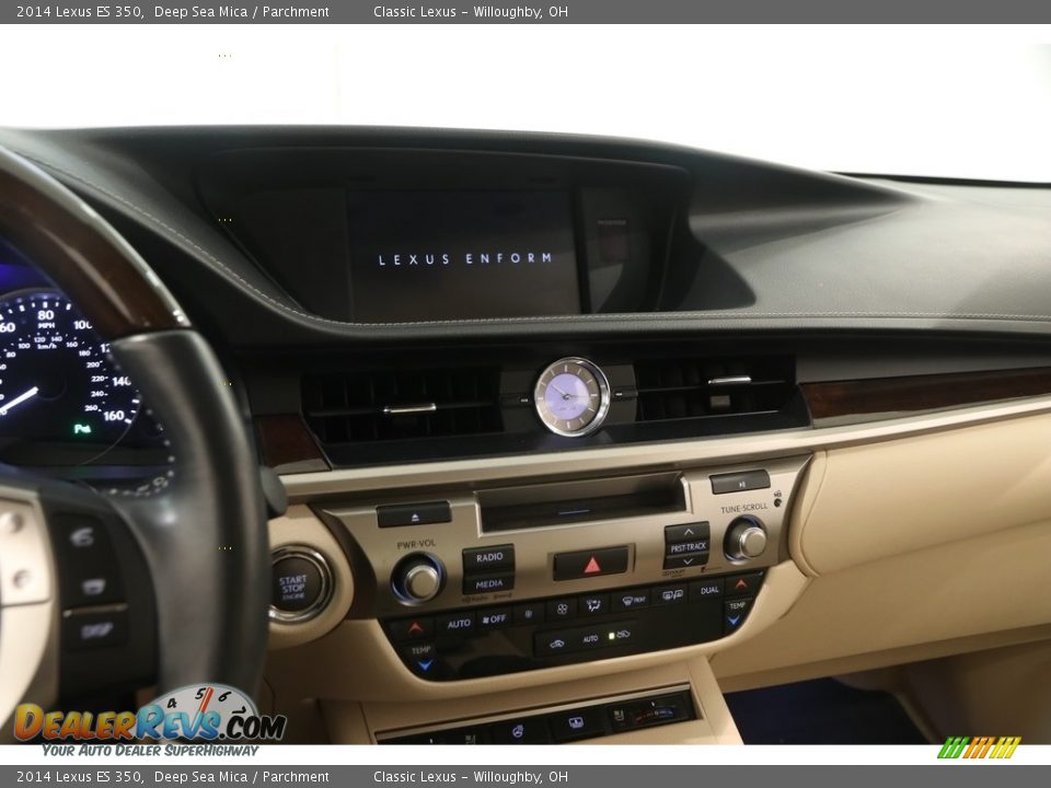 2014 Lexus ES 350 Deep Sea Mica / Parchment Photo #11