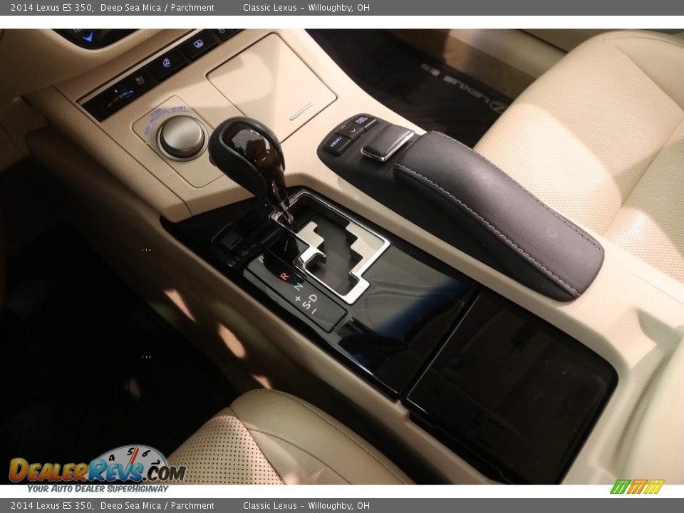 2014 Lexus ES 350 Deep Sea Mica / Parchment Photo #19