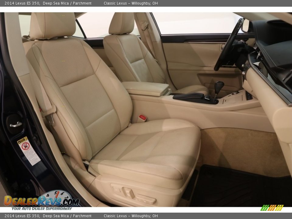 2014 Lexus ES 350 Deep Sea Mica / Parchment Photo #21