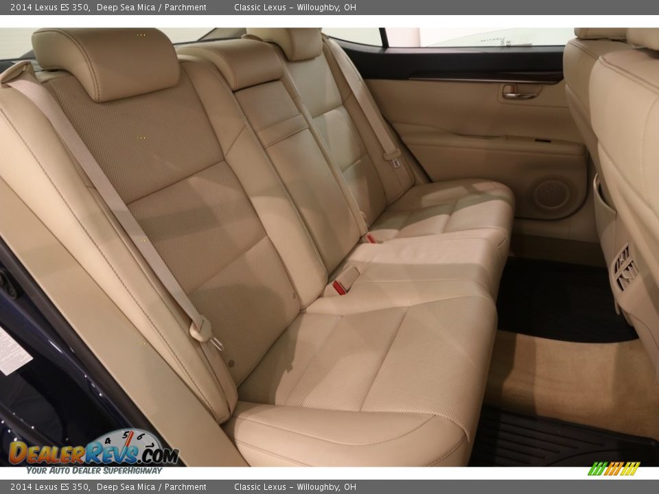 2014 Lexus ES 350 Deep Sea Mica / Parchment Photo #22