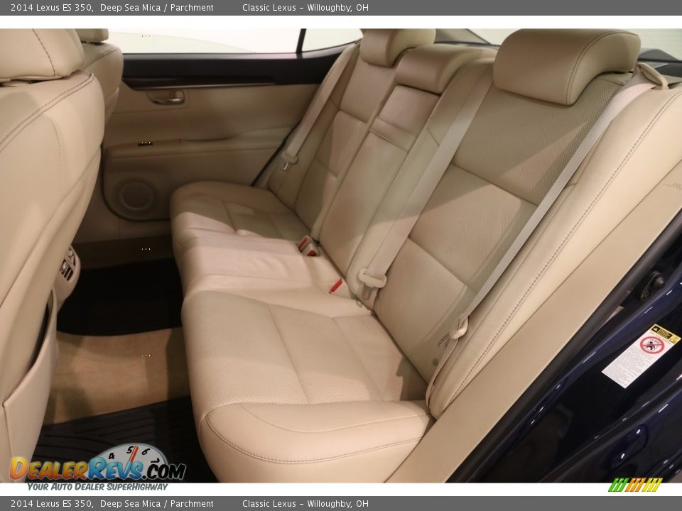 2014 Lexus ES 350 Deep Sea Mica / Parchment Photo #23