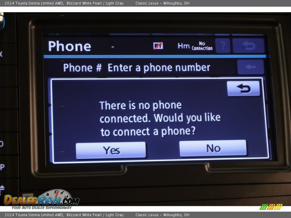 2014 Toyota Sienna Limited AWD Blizzard White Pearl / Light Gray Photo #21