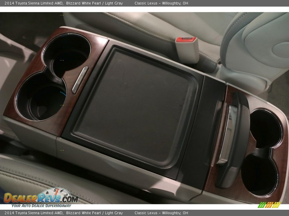 2014 Toyota Sienna Limited AWD Blizzard White Pearl / Light Gray Photo #27
