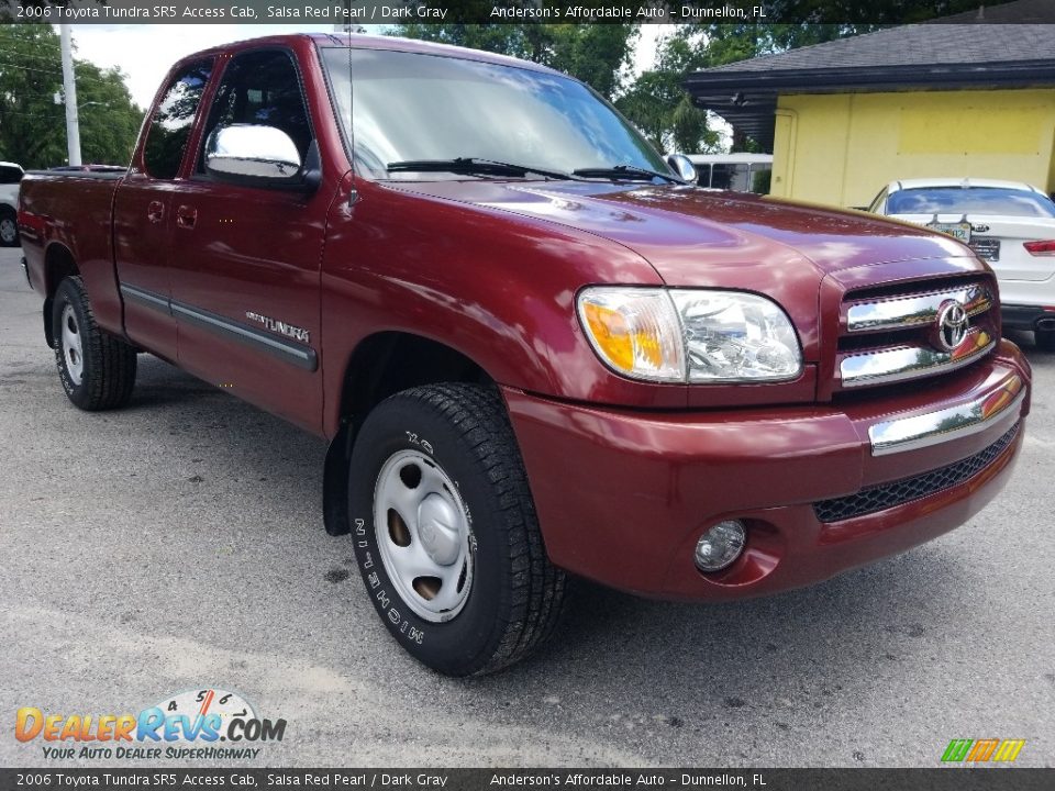 2006 Toyota Tundra SR5 Access Cab Salsa Red Pearl / Dark Gray Photo #1