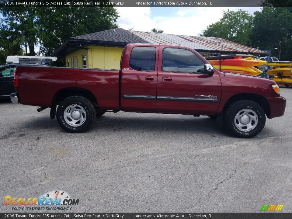 2006 Toyota Tundra SR5 Access Cab Salsa Red Pearl / Dark Gray Photo #2