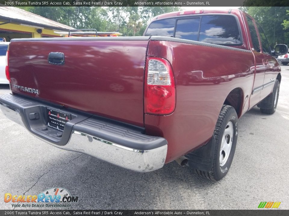 2006 Toyota Tundra SR5 Access Cab Salsa Red Pearl / Dark Gray Photo #3