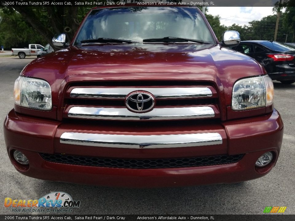 2006 Toyota Tundra SR5 Access Cab Salsa Red Pearl / Dark Gray Photo #8