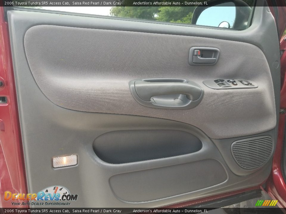 2006 Toyota Tundra SR5 Access Cab Salsa Red Pearl / Dark Gray Photo #9