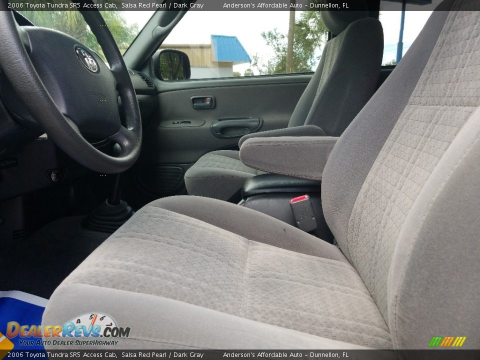 2006 Toyota Tundra SR5 Access Cab Salsa Red Pearl / Dark Gray Photo #10