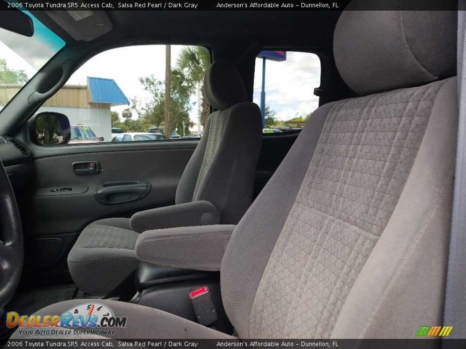 2006 Toyota Tundra SR5 Access Cab Salsa Red Pearl / Dark Gray Photo #12
