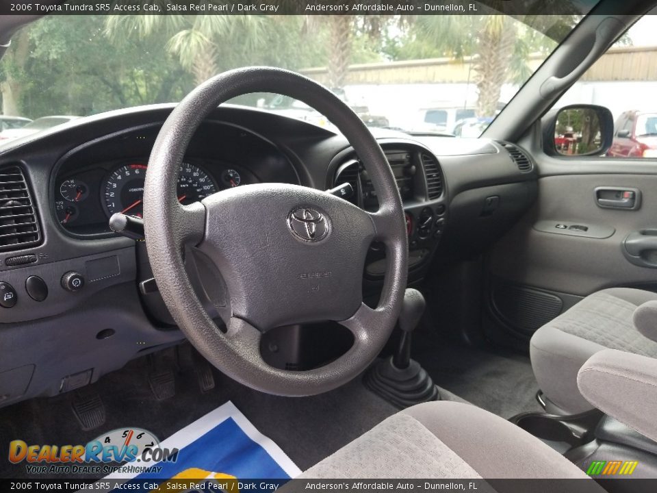 2006 Toyota Tundra SR5 Access Cab Salsa Red Pearl / Dark Gray Photo #13
