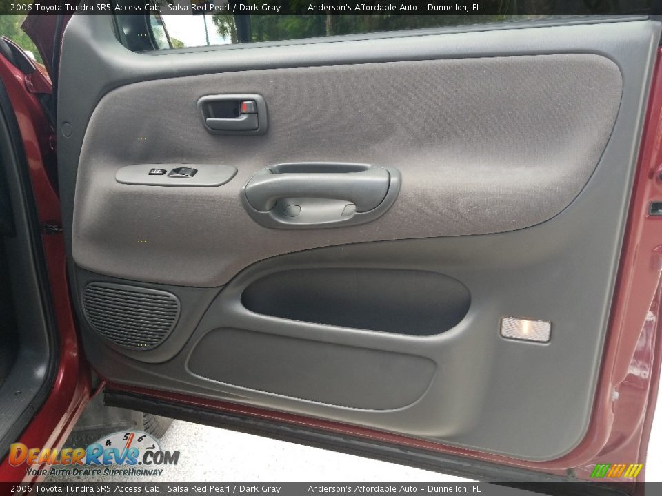 2006 Toyota Tundra SR5 Access Cab Salsa Red Pearl / Dark Gray Photo #17