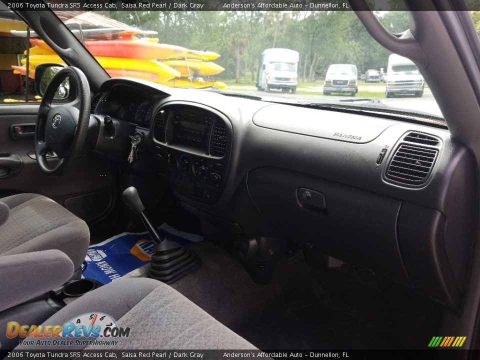 2006 Toyota Tundra SR5 Access Cab Salsa Red Pearl / Dark Gray Photo #19