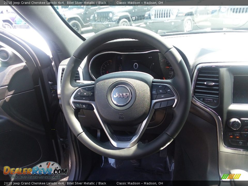 2018 Jeep Grand Cherokee Laredo 4x4 Billet Silver Metallic / Black Photo #6