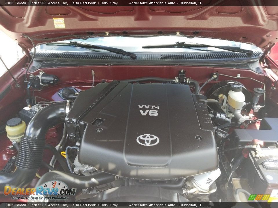 2006 Toyota Tundra SR5 Access Cab Salsa Red Pearl / Dark Gray Photo #24