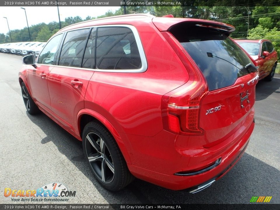 2019 Volvo XC90 T6 AWD R-Design Passion Red / Charcoal Photo #4