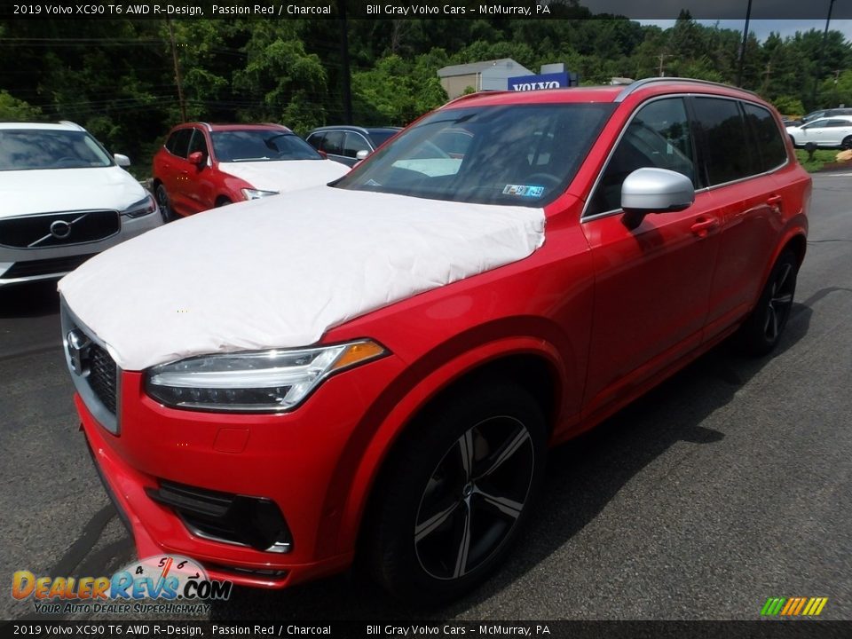 2019 Volvo XC90 T6 AWD R-Design Passion Red / Charcoal Photo #5