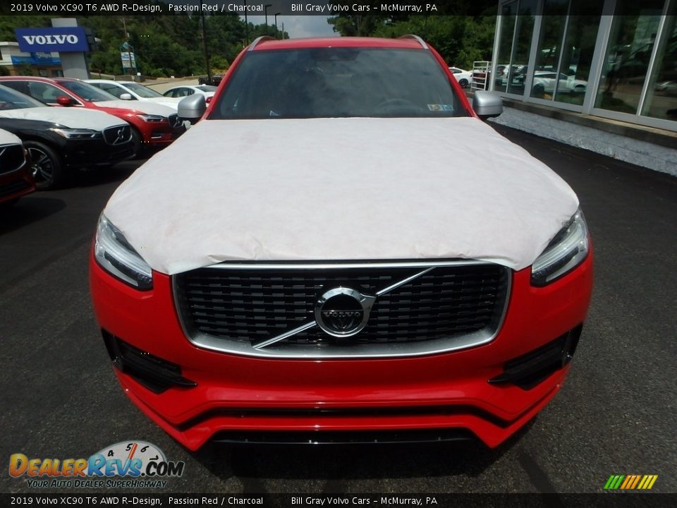 2019 Volvo XC90 T6 AWD R-Design Passion Red / Charcoal Photo #6
