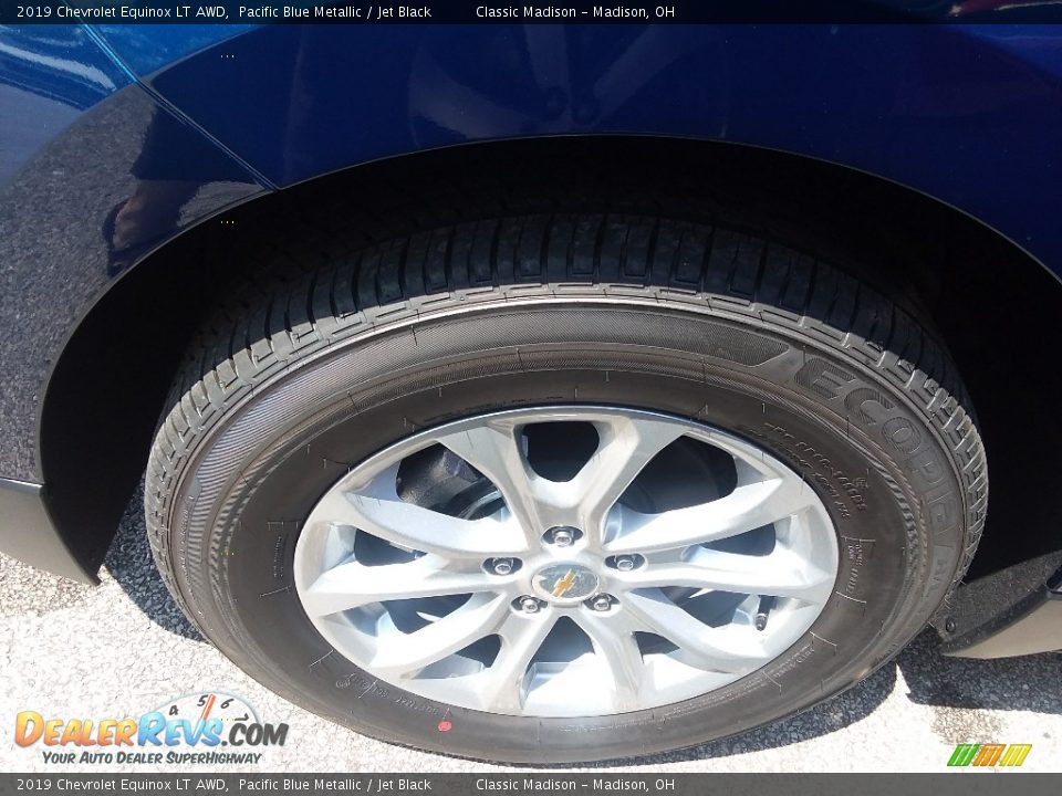 2019 Chevrolet Equinox LT AWD Pacific Blue Metallic / Jet Black Photo #12
