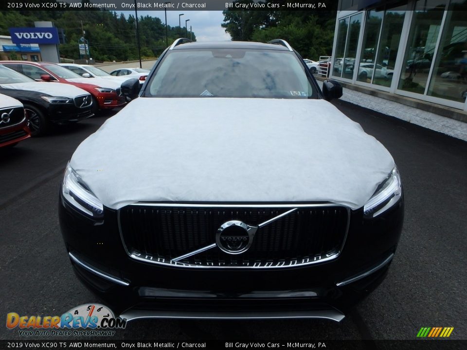 2019 Volvo XC90 T5 AWD Momentum Onyx Black Metallic / Charcoal Photo #6