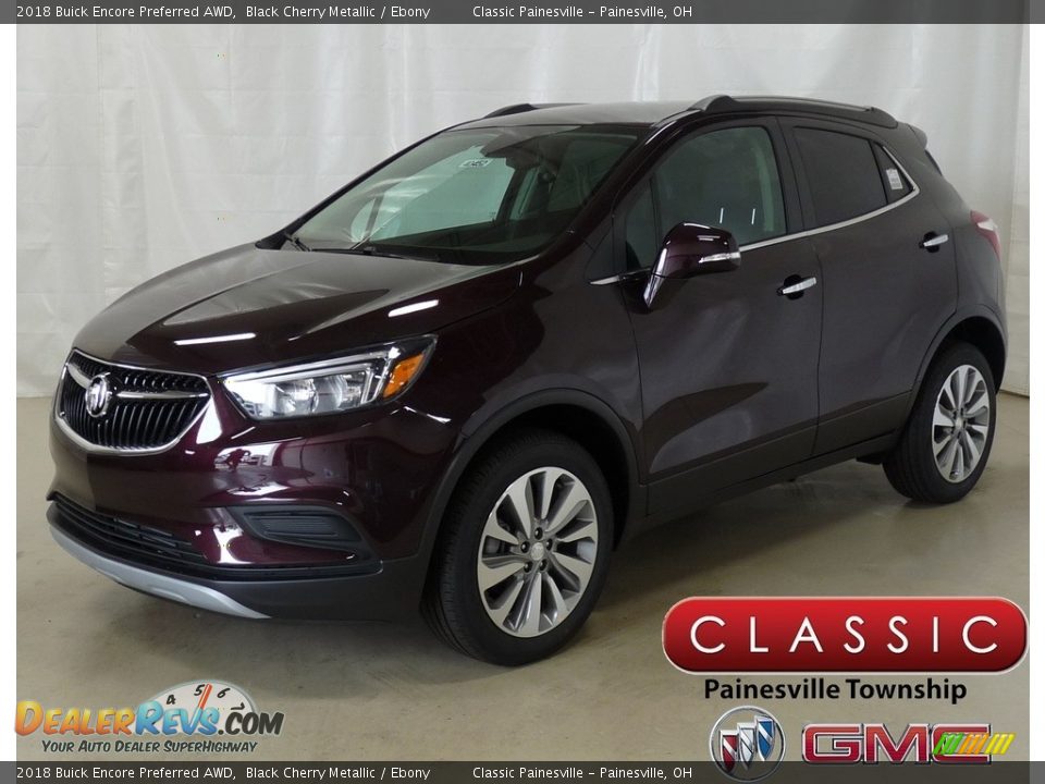 2018 Buick Encore Preferred AWD Black Cherry Metallic / Ebony Photo #1