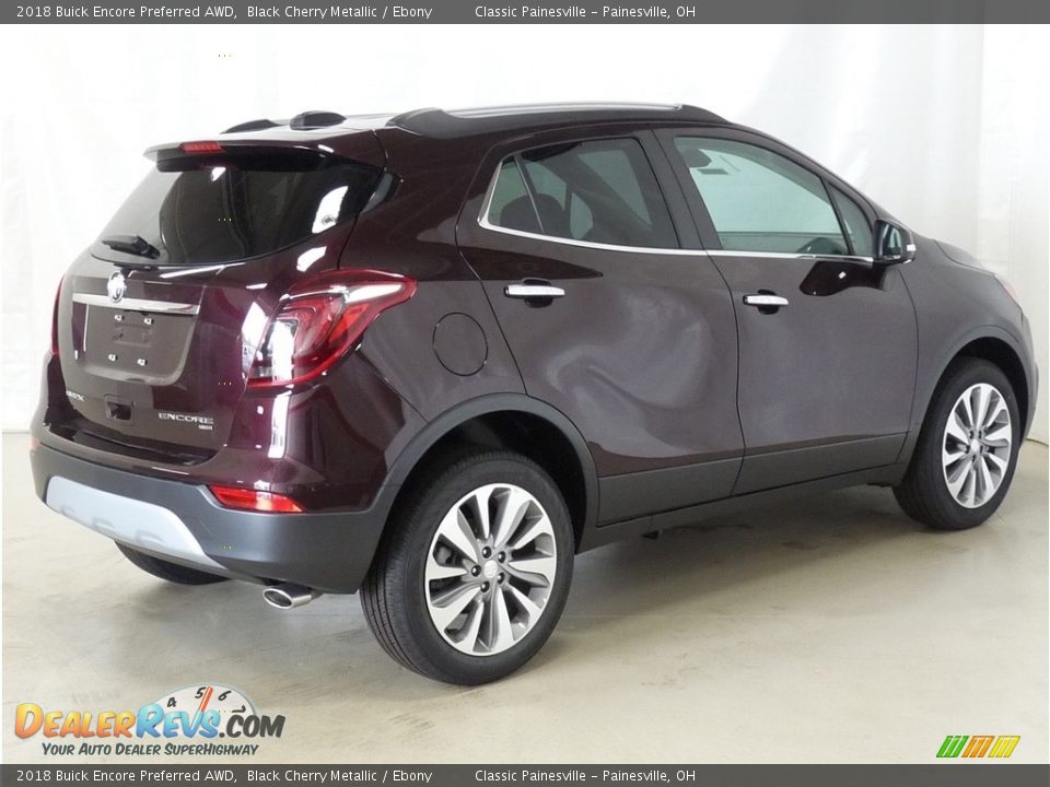 2018 Buick Encore Preferred AWD Black Cherry Metallic / Ebony Photo #2