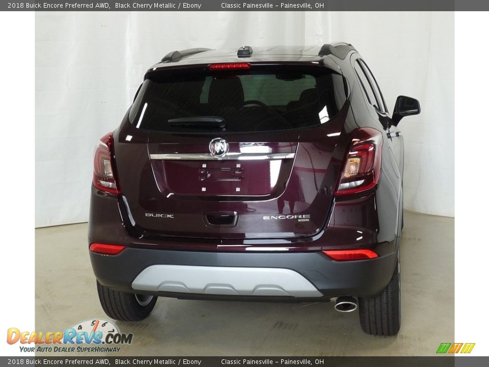 2018 Buick Encore Preferred AWD Black Cherry Metallic / Ebony Photo #3
