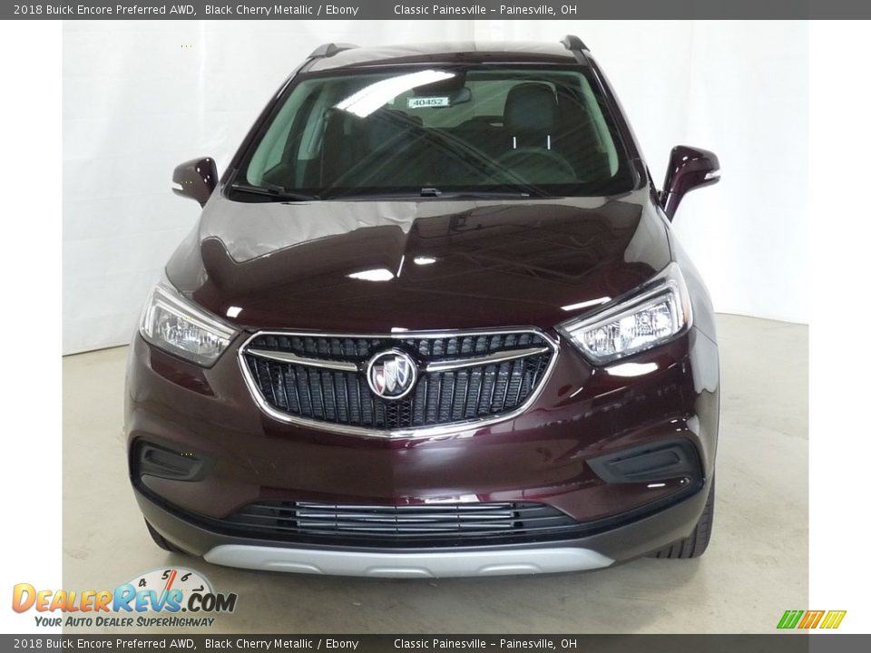 2018 Buick Encore Preferred AWD Black Cherry Metallic / Ebony Photo #4