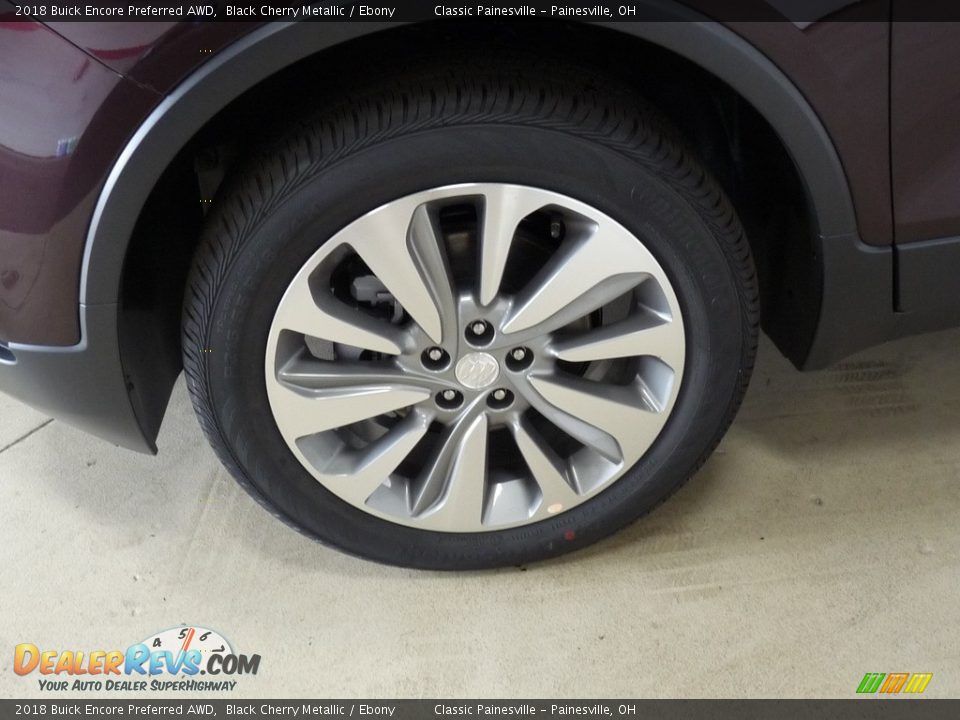 2018 Buick Encore Preferred AWD Black Cherry Metallic / Ebony Photo #5