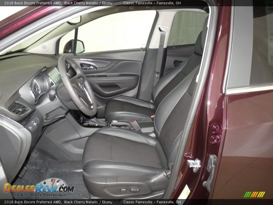 2018 Buick Encore Preferred AWD Black Cherry Metallic / Ebony Photo #6