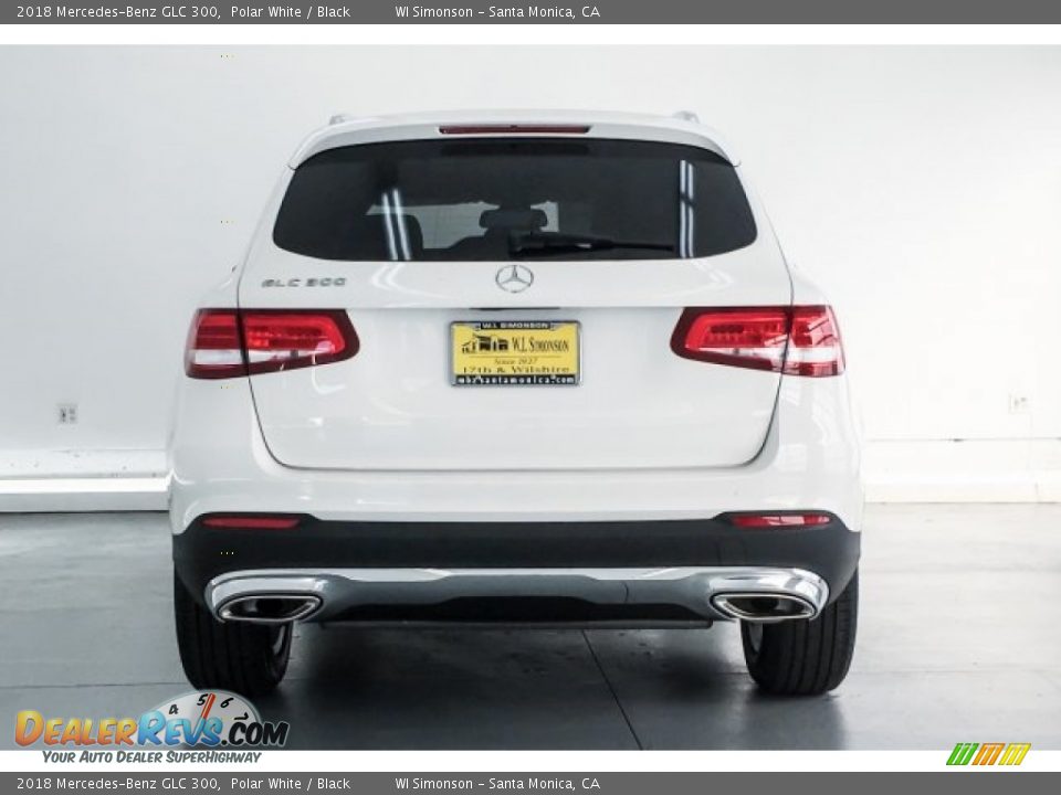 2018 Mercedes-Benz GLC 300 Polar White / Black Photo #4