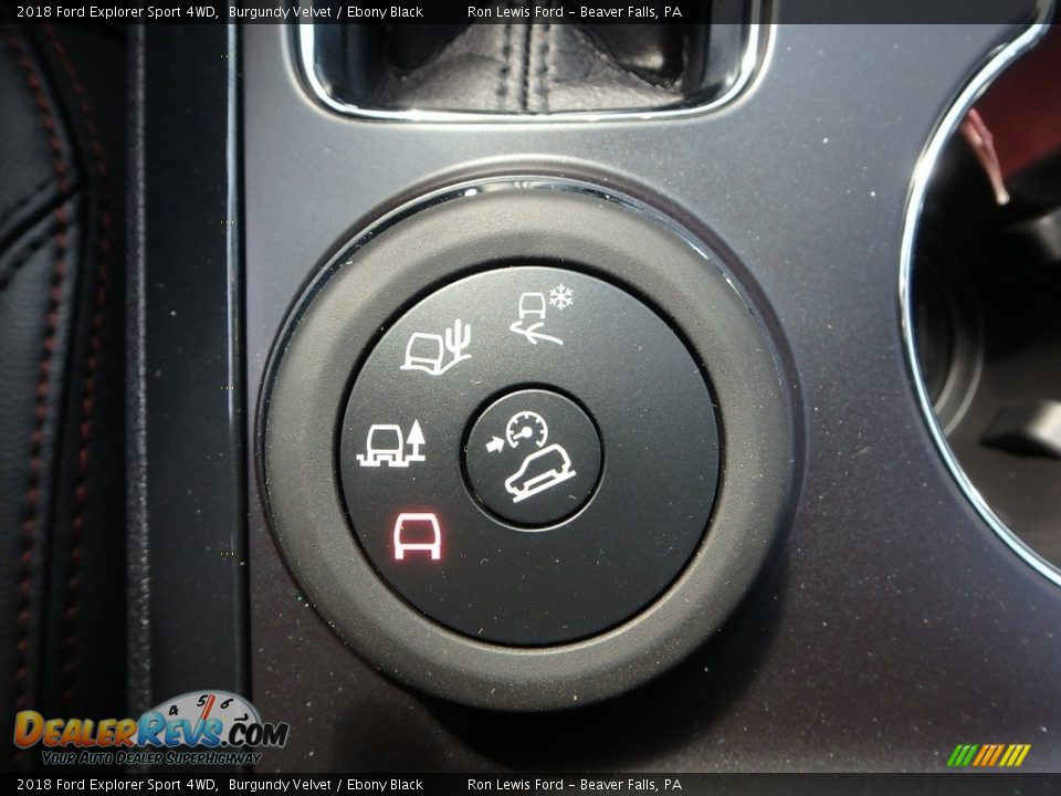 2018 Ford Explorer Sport 4WD Burgundy Velvet / Ebony Black Photo #17