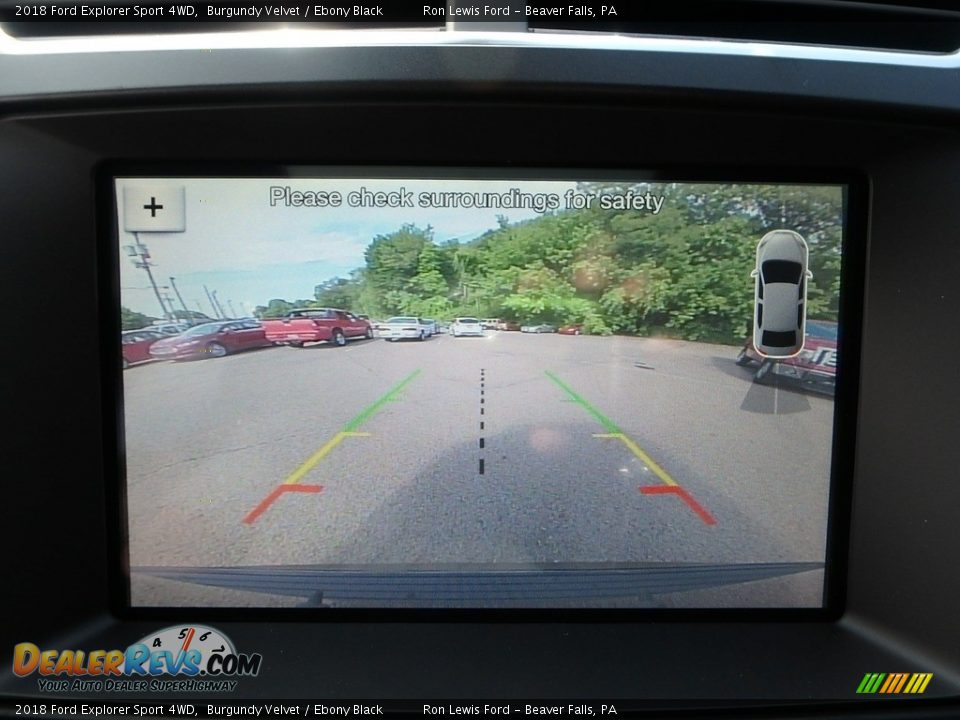 2018 Ford Explorer Sport 4WD Burgundy Velvet / Ebony Black Photo #20