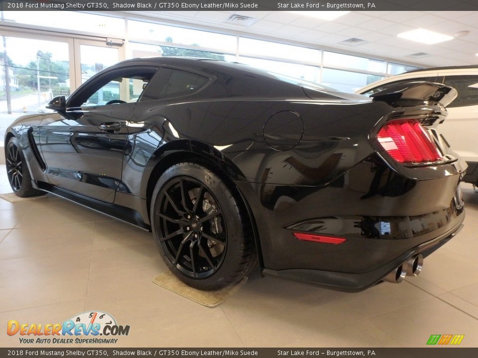 2018 Ford Mustang Shelby GT350 Shadow Black / GT350 Ebony Leather/Miko Suede Photo #7