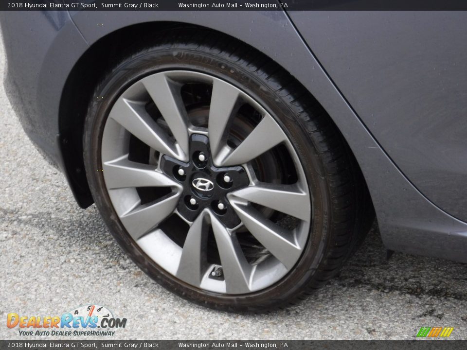 2018 Hyundai Elantra GT Sport Summit Gray / Black Photo #3