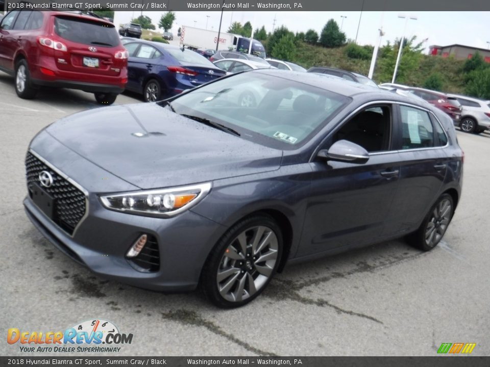 2018 Hyundai Elantra GT Sport Summit Gray / Black Photo #5