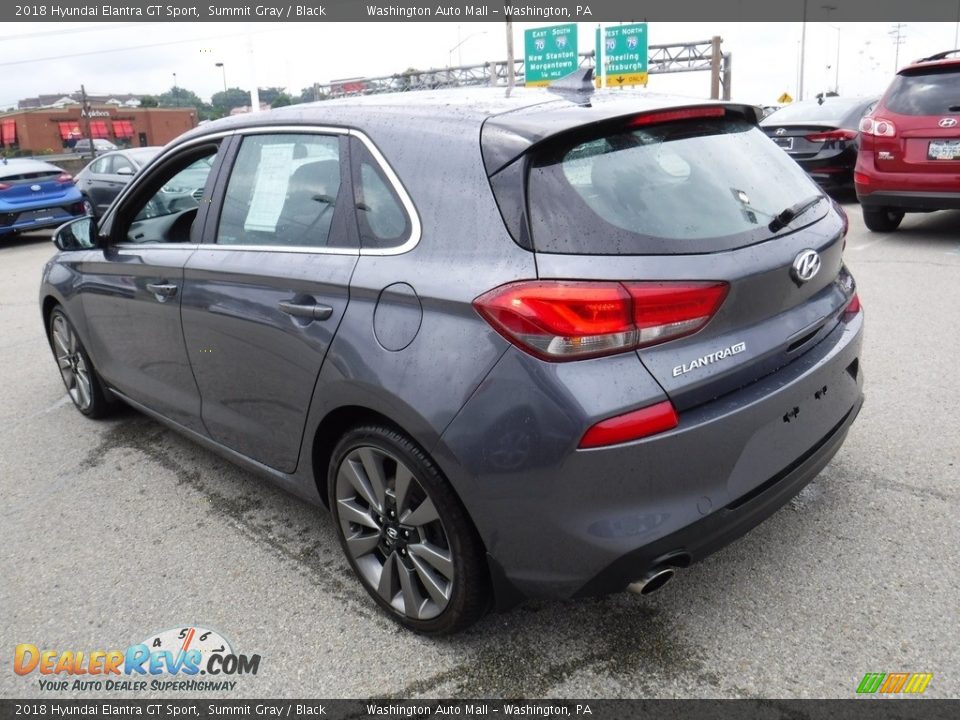 2018 Hyundai Elantra GT Sport Summit Gray / Black Photo #7